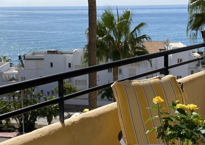 Balcon y vistas al mar